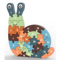 Puzzle chiffres et lettres escargot - Image 2