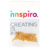 Perles à écraser - diam. 2,5mm x100 - dorées - Image principale