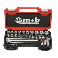 Coffret box 1/2'' 28 pièces, 6 pans, cliquet rond Ref. : 9436028001 - Image principale