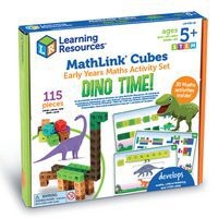 Lot 100 cubes MathLink dinosaures + 15 cartes - Image principale
