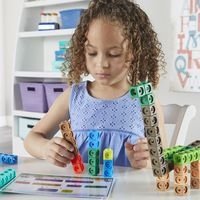 Lot 100 cubes MathLink dinosaures + 15 cartes - Image 3