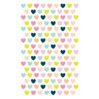 Gommettes cœur métallisées & pastel x2720 unités - Image 3