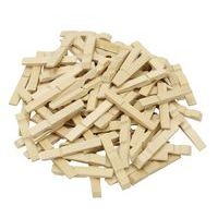 Sac de 500 éléments de pinces à linge en bois 45 mm - Image principale