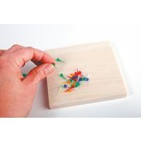 Lot de 10 planches de Balsa 100x100x10 pour string art - Image 2