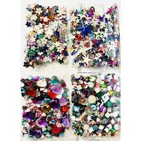 Assortiment 1900 strass thèmes, tailles & couleurs assorties - Image principale