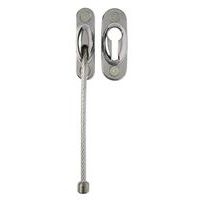 Entrebâilleur de porte à câble chromé - Image principale