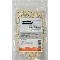 Sachet 470 perles bois formes assorties - Image 2