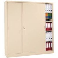Armoire à monter porte coulissante - Haute - L 160 cm - Manutan Expert - Image 3