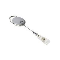 10 Enrouleurs Style pour badges Gris - Image principale