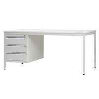 Bureau base Line 1 caison 3 tiroirs 160x80 cm - Image 2