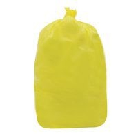 200 Sacs poubelle PEHD 120 L Jaune - Image principale