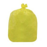 200 Sacs poubelle PEHD 168 L Jaune - Image principale