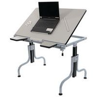 Table Demeter plateau inclinable T3 à T7 gris 9006 - Image principale