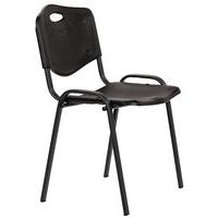 Chaise Fancy - Polypropylène - Stucture noire - Manutan Expert - Image 2