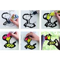 Set 6 flacons window color 80 ml avec bec verseur - Image 2