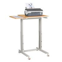 Table d'ordinateur polyvalente Twin plateau Hêtre / Gris clair - Image 3