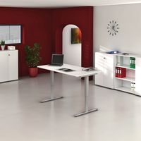 Bureau droit ergonomique électrique Evol - Hammerbacher - Image 2