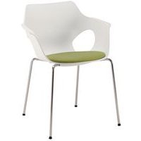 Chaise design arrondie - assise large - Linea Fabbrica - Image 2