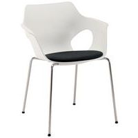 Chaise design arrondie - assise large - Linea Fabbrica - Image 4