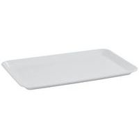 Lot de 12 Plateau HIPS 30 cm HIPS Blanc - Image principale