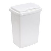 Poubelle Top Fix 50L Blanc - Image principale