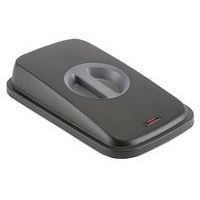 Couvercle à poignée pour poubelle GEO Noir/gris - Image principale