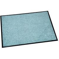 Tapis d'entrée absorbant zone trafic léger 120x90 cm Bleu clair - Image principale