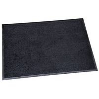 Tapis d'entrée absorbant zone trafic léger 150x90 cm Noir - Image principale