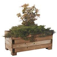 Jardinière bois naturel - Image 2
