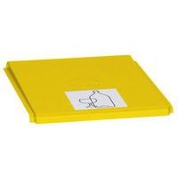 Couvercle plastique jaune pour station de tri 60L - Image principale