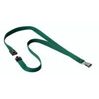 10 cordons textile avec mousqueton Vert - Image principale