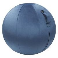 Ballon d'assise ergonomique Move Hop tissu velours Bleu nuit - Image principale