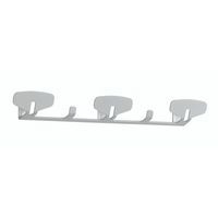 Portemanteau mural Yin 3 patères Acier Gris - Image principale