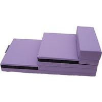 Escalier amovible 4 marches lilas - Image 2