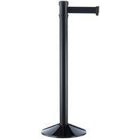 Poteau noir à sangle - 2 m - Aluminium - Manutan Expert - Image 4