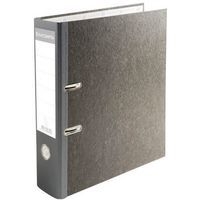 Classeur à levier papier marbré gris Prem'Touch - Image 3