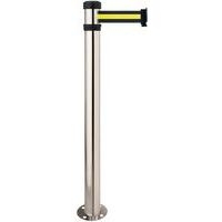 Poteau aluminium à sangle 2 m à fixer au sol - Manutan Expert - Image 6