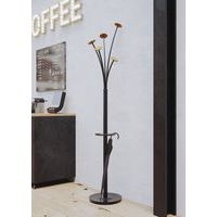 Portemanteau acier Festival Noir 5 patères Bois - Image 2