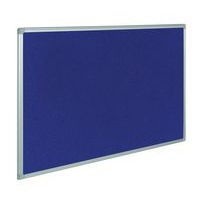 Panneau d'affichage textile Hxl : 60x90 cms - Fond Bleu - Image principale