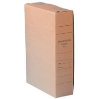 Lot de 25 Boîtes archives - HxLxl: 32x23x8 cm - Marron - Image principale