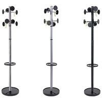 Portemanteau sur pied Stan acier 8 patères Alba - Image 2