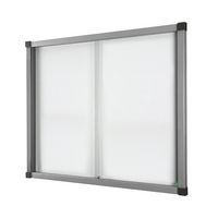 Vitrine d'intérieur Cube L 90 cm x H 125.8 cm fond métal - Image principale