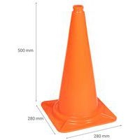 Cône de balisage sans bande réfléchissante - Manutan Expert - Image 3