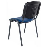 Chaise Fancy - Vinyle - Structure noire - Manutan Expert - Image 5