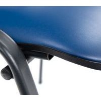 Chaise Fancy - Vinyle - Structure noire - Manutan Expert - Image 3
