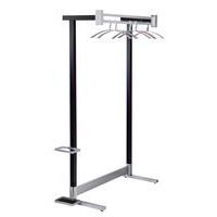 Penderie Montana simple - Capacité 10 manteaux - Argent - Image principale