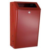 Poubelle d'extérieur 50L bordeaux - Image principale