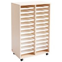 Double colonne 24 Plateaux Bouleau - Image principale