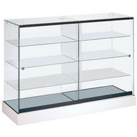 Vitrine ASF147 Lxhxp: 125 x 90 x 46 cm socle Noir - Image principale
