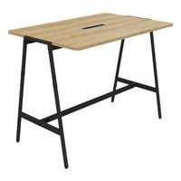 Table de réunion haute Alto profondeur 90 cm électrifiée - Buronomic - Image principale